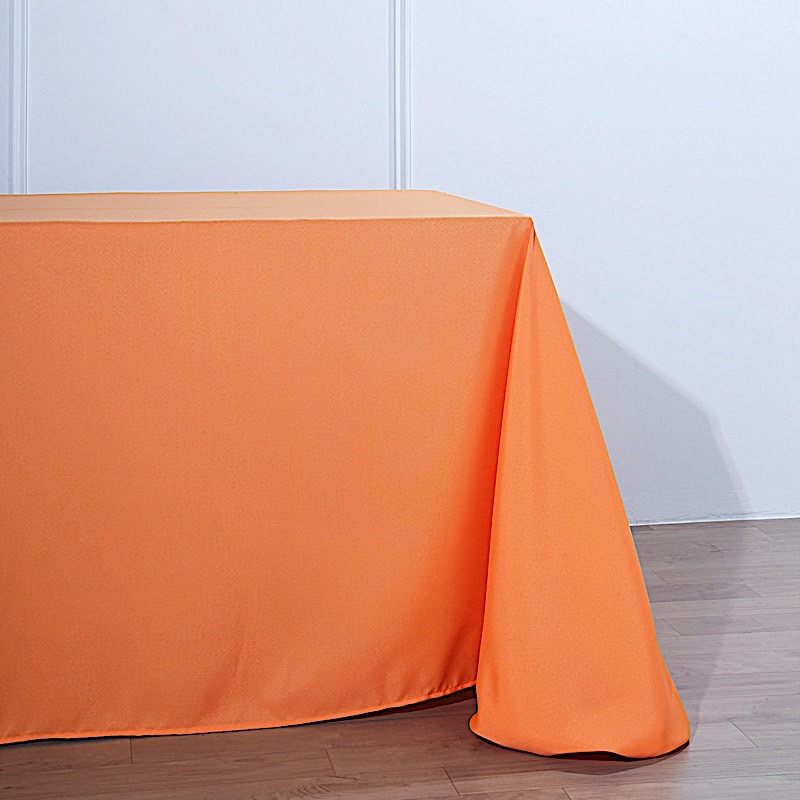 90x156-Inch RECTANGULAR Polyester Tablecloths Reception Catering Wedding Party - Picture 143 of 231