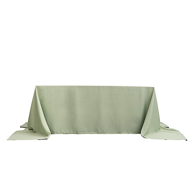 90x156-Inch RECTANGULAR Polyester Tablecloths Reception Catering Wedding Party - Picture 172 of 231