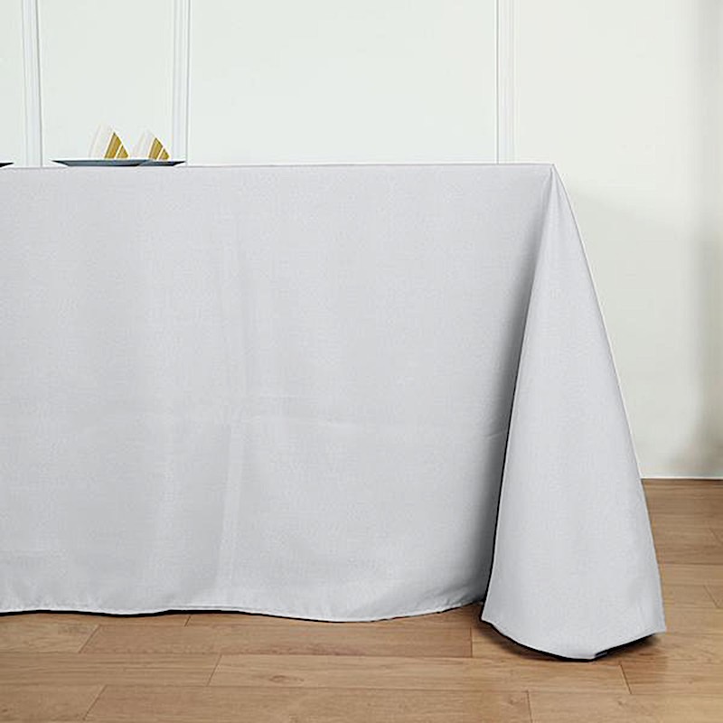 90x156-Inch RECTANGULAR Polyester Tablecloths Reception Catering Wedding Party - Picture 181 of 231