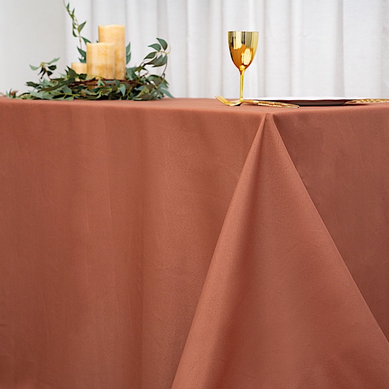 90x156-Inch RECTANGULAR Polyester Tablecloths Reception Catering Wedding Party - Picture 197 of 231