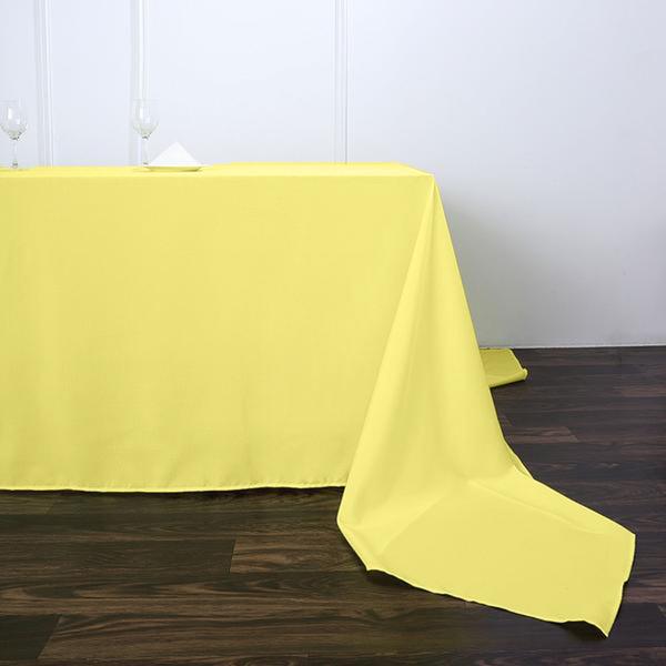 90x156-Inch RECTANGULAR Polyester Tablecloths Reception Catering Wedding Party - Picture 230 of 231