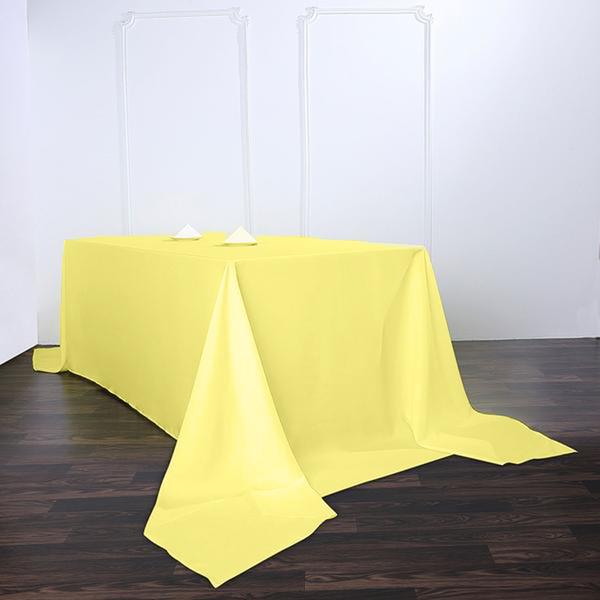 90x156-Inch RECTANGULAR Polyester Tablecloths Reception Catering Wedding Party - Picture 227 of 231