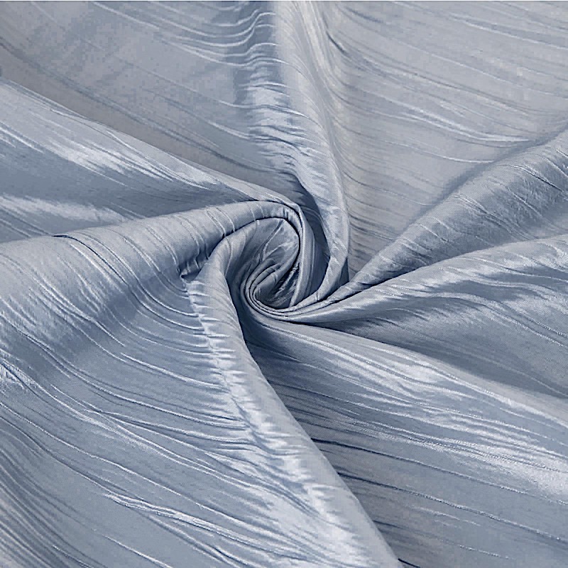 90x156-Inch Crinkle Accordion TAFFETA RECTANGLE TABLECLOTH Party Decorations - Picture 34 of 146
