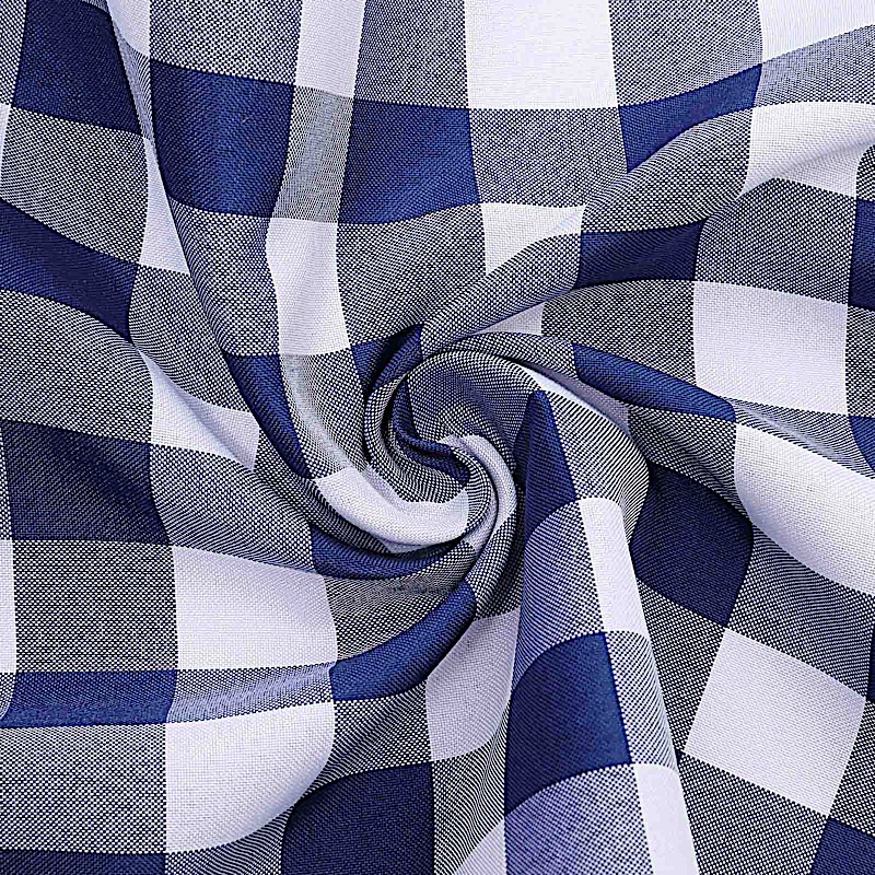 60x126" Checkered Gingham Tablecloth Polyester Rectangular Linens Wedding PARTY - Picture 45 of 53