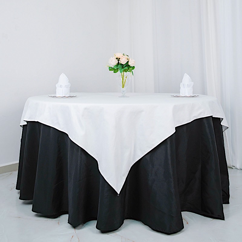 6 pcs 70x70" Square TABLECLOTHS COTTON High Quality Wedding Catering Linens