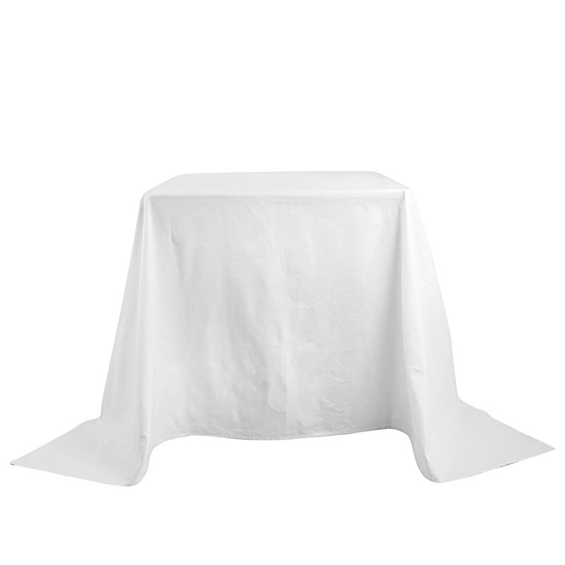 90" x 90" Cotton Square Tablecloth Wedding Linen Events Decorations - Picture 11 of 18