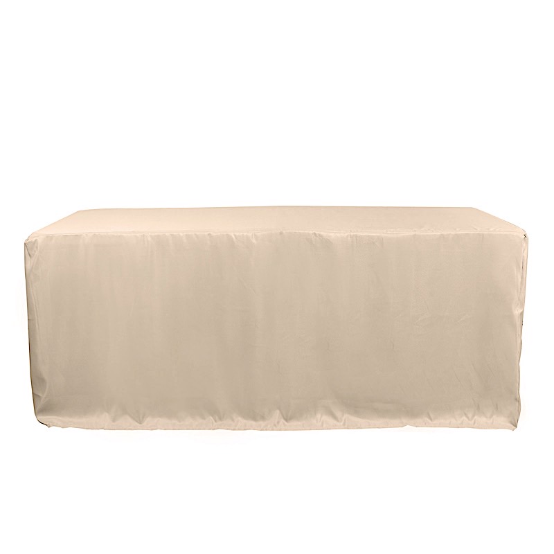8 feet Fitted Polyester Tablecloths Wedding Party Catering Table Linens Home - 第 68/98 張圖片