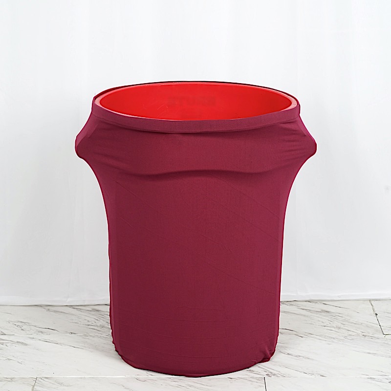 Round Stretchable Spandex Trash Can COVERS Wedding Party Decorations