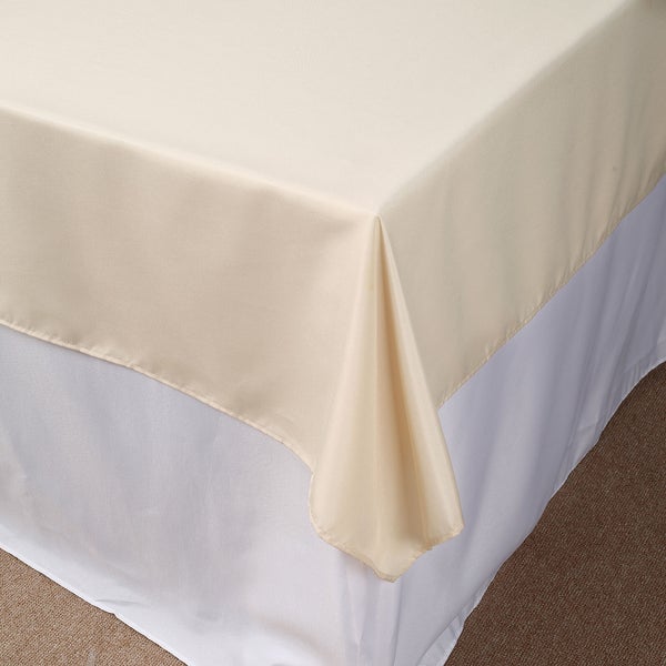 54 x 54" QUADRATISCHE POLYESTER Tischdecke Hochzeit Tischwäsche Catering Zuhause Buffet - Bild 18 von 190