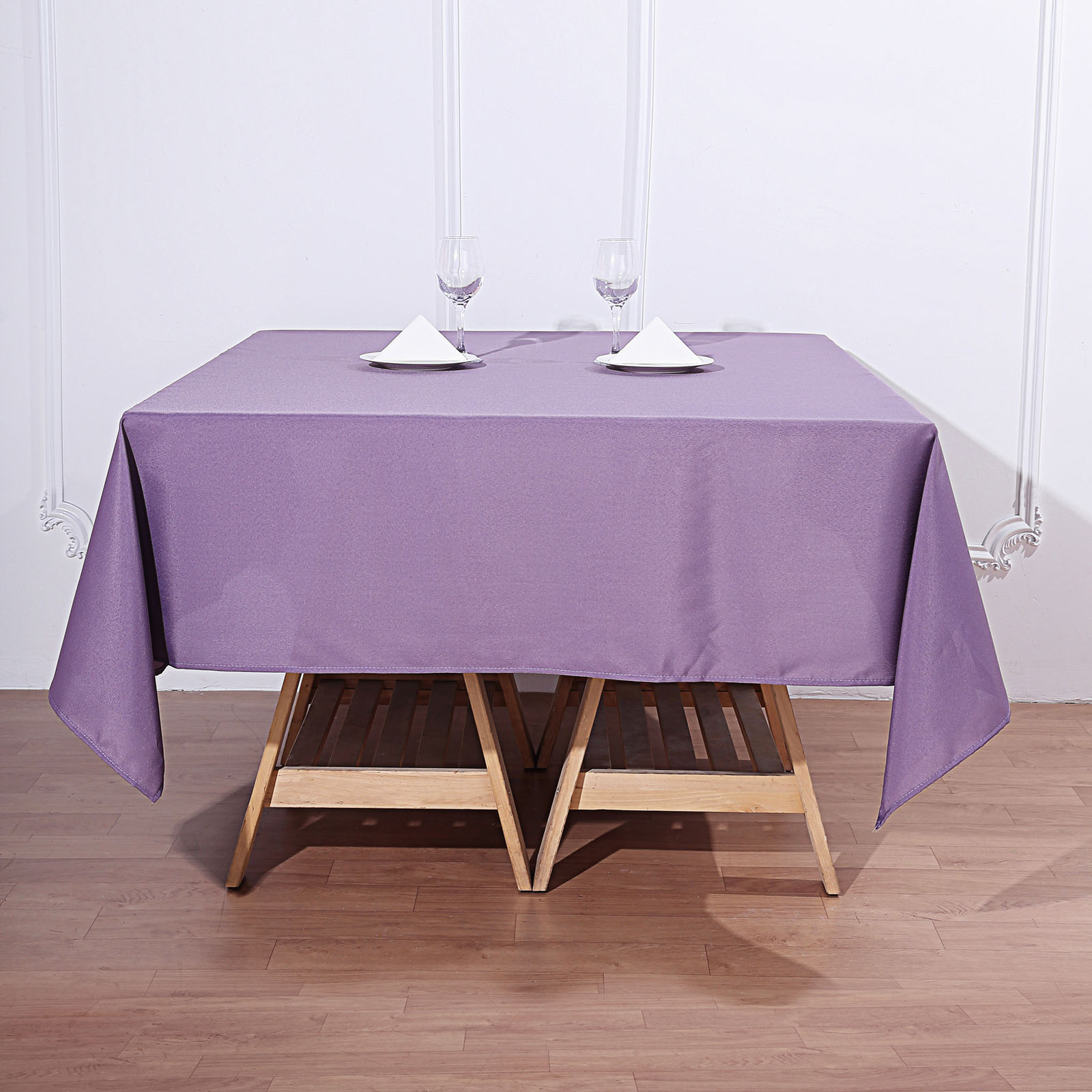 10 pcs 70 x 70" SQUARE POLYESTER Tablecloths Wedding Table Linens for Catering - Picture 254 of 268