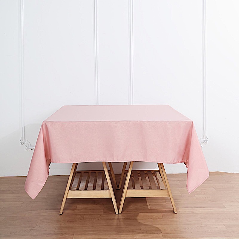 10 pcs 70 x 70" SQUARE POLYESTER Tablecloths Wedding Table Linens for Catering - Picture 91 of 268