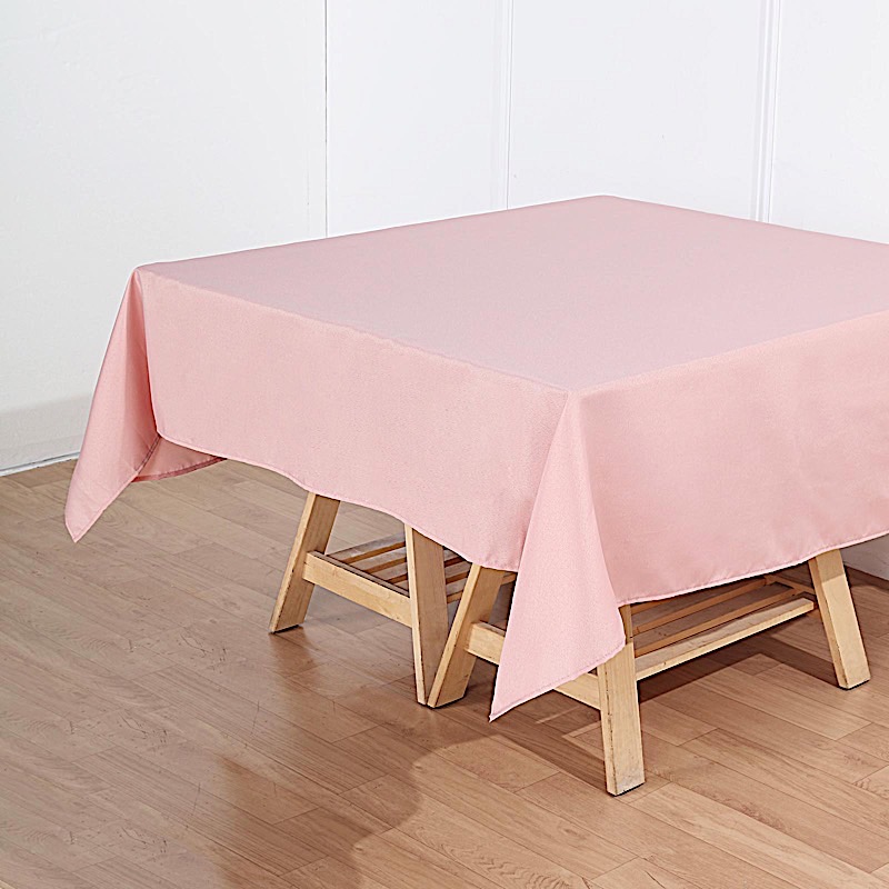 10 pcs 70 x 70" SQUARE POLYESTER Tablecloths Wedding Table Linens for Catering - Picture 93 of 268