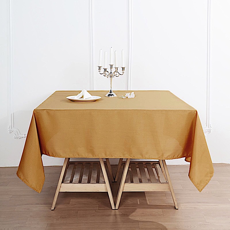 10 pcs 70 x 70" SQUARE POLYESTER Tablecloths Wedding Table Linens for Catering - Picture 123 of 268