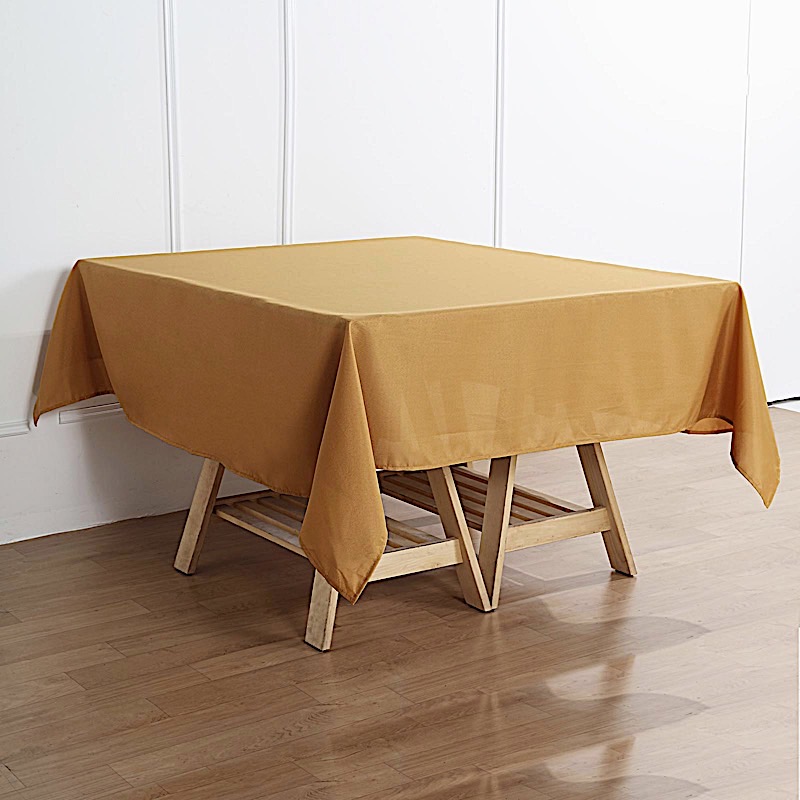 10 pcs 70 x 70" SQUARE POLYESTER Tablecloths Wedding Table Linens for Catering - Picture 122 of 268