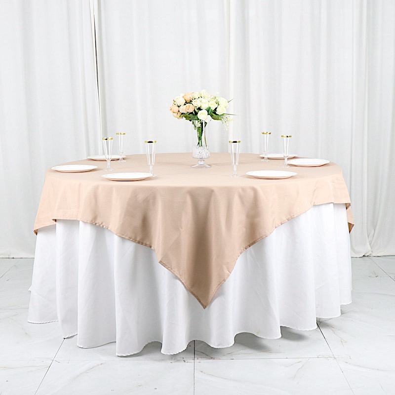 10 pcs 70 x 70" SQUARE POLYESTER Tablecloths Wedding Table Linens for Catering - Picture 162 of 268