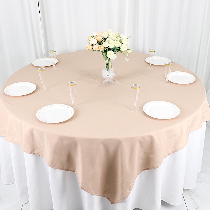 10 pcs 70 x 70" SQUARE POLYESTER Tablecloths Wedding Table Linens for Catering - Picture 163 of 268