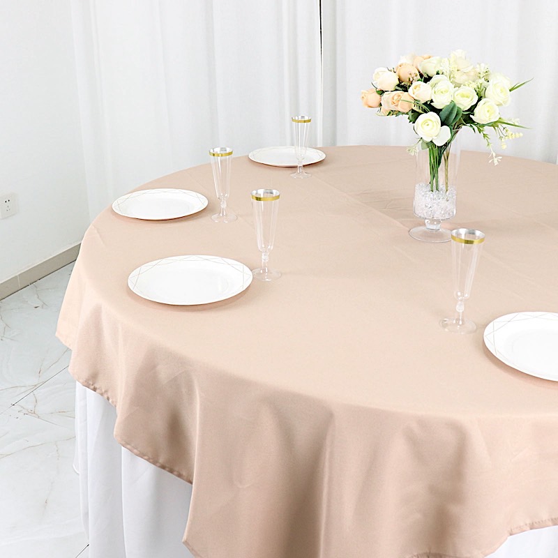 10 pcs 70 x 70" SQUARE POLYESTER Tablecloths Wedding Table Linens for Catering - Picture 164 of 268