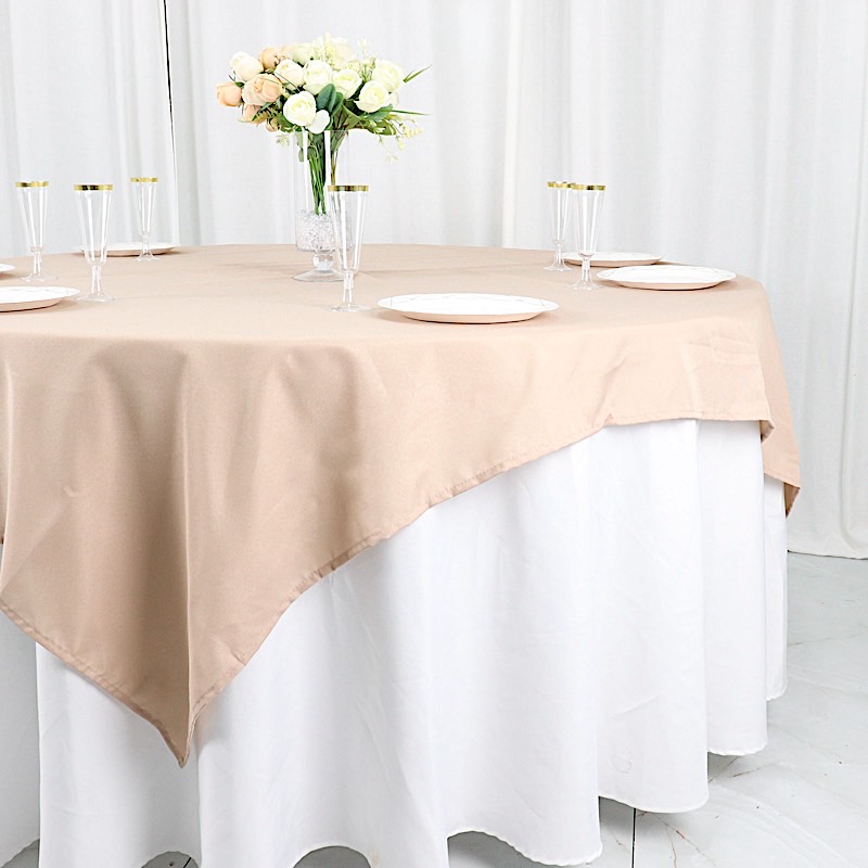 10 pcs 70 x 70" SQUARE POLYESTER Tablecloths Wedding Table Linens for Catering - Picture 166 of 268