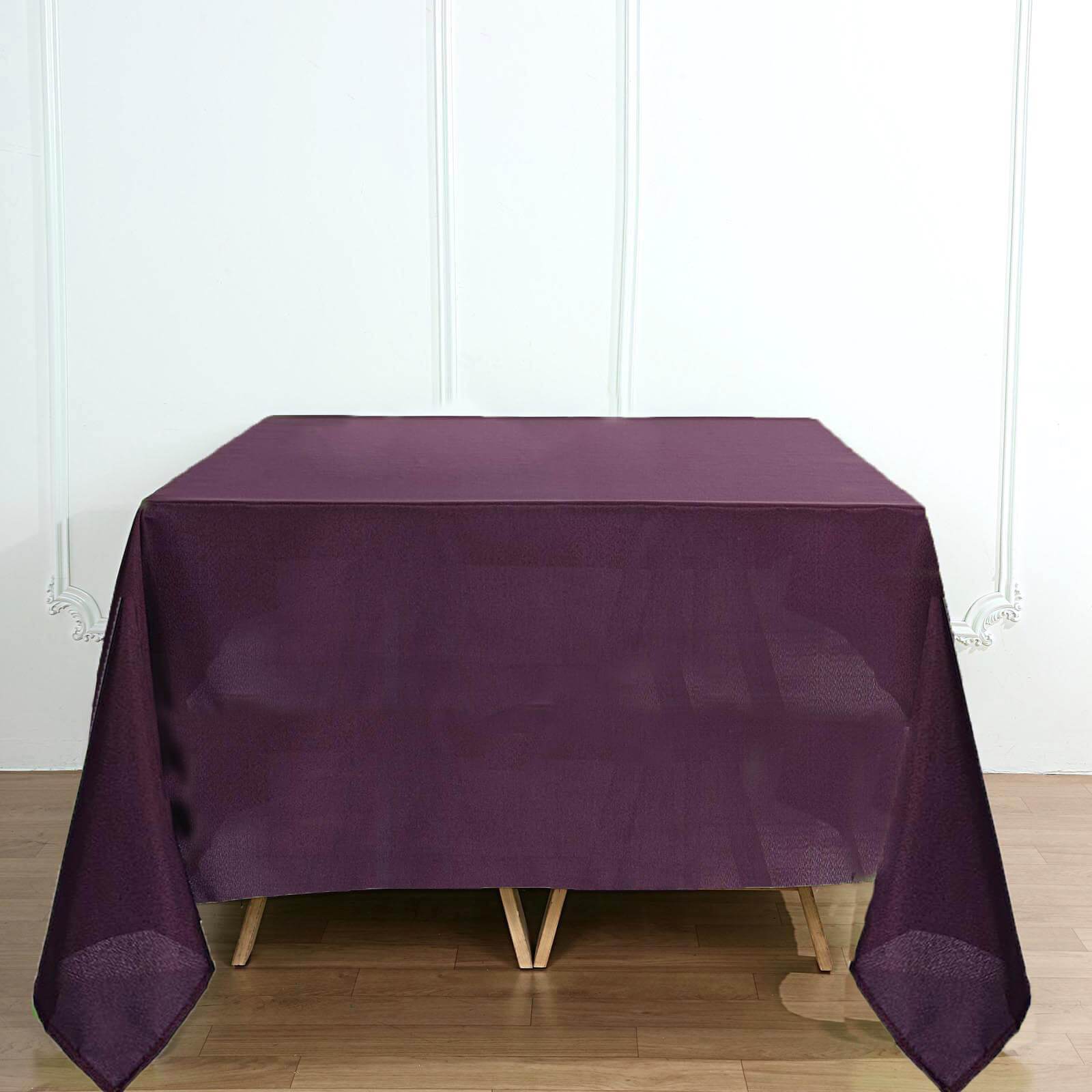 10 pcs 70 x 70" SQUARE POLYESTER Tablecloths Wedding Table Linens for Catering - Picture 100 of 268