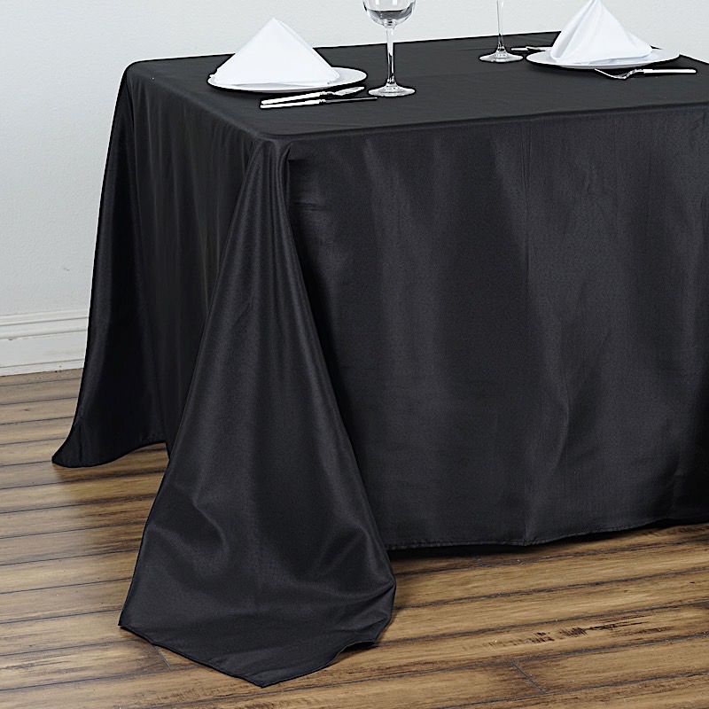 90x90" SQUARE POLYESTER Tablecloth Cheap Table Linens Decorations