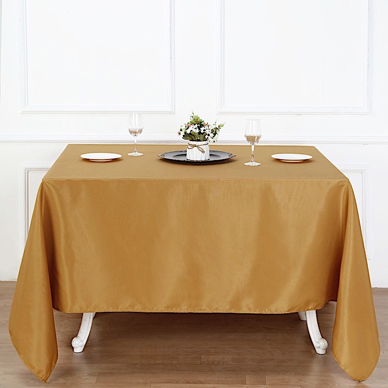 90x90" SQUARE POLYESTER Tablecloth Cheap Table Linens Decorations WHOLESALE SALE - Picture 1 of 10