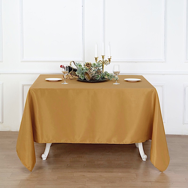 90x90" SQUARE POLYESTER Tablecloth Cheap Table Linens Decorations WHOLESALE SALE - Picture 2 of 10