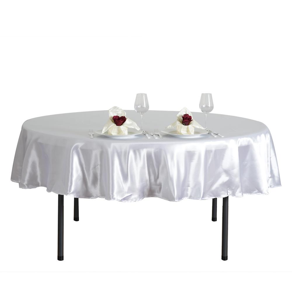 MANTEL REDONDO DE SATÉN DE 90 PULGADAS Cena Boda Fiesta Ropa de cama Decoraciones Venta - Imagen 99 de 107