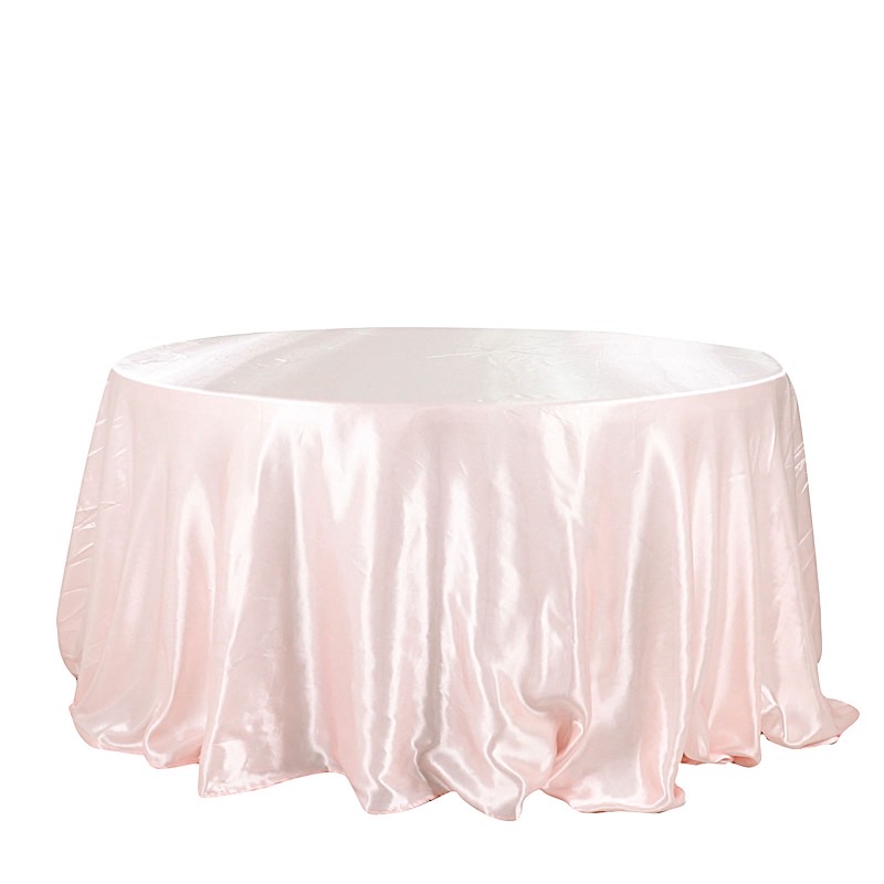132 in Satin Round TABLECLOTH Wedding Party Event Reception Decorations Supplies - Picture 20 of 97