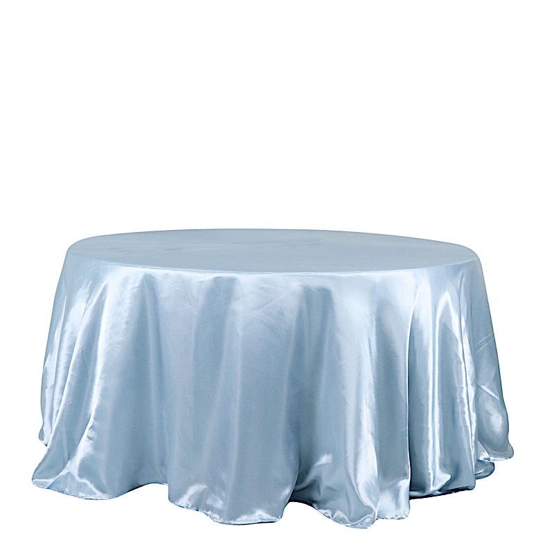 132 in Satin Round TABLECLOTH Wedding Party Event Reception Decorations Supplies - Picture 36 of 97