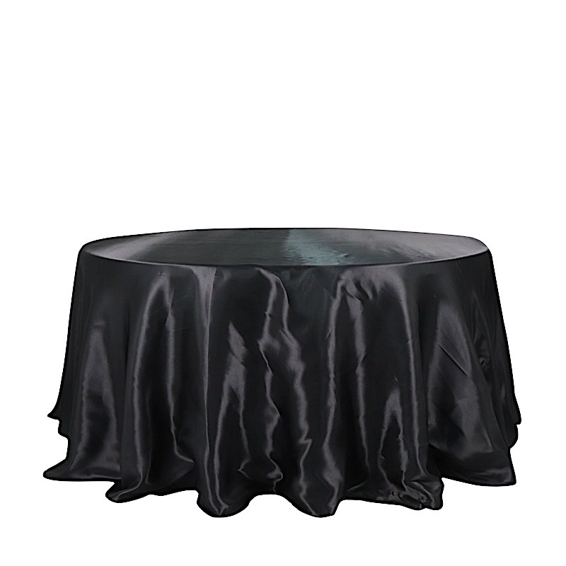 132 in Satin Round TABLECLOTH Wedding Party Event Reception Decorations Supplies - Picture 12 of 97