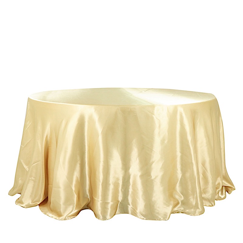 132 in Satin Round TABLECLOTH Wedding Party Event Reception Decorations Supplies - Picture 28 of 97
