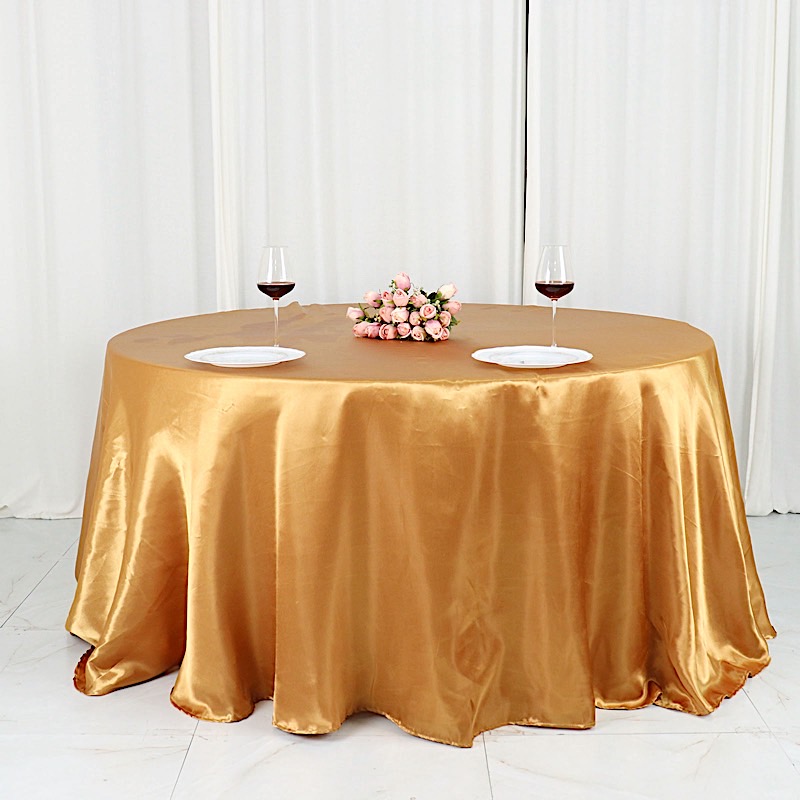 132 in Satin Round TABLECLOTH Wedding Party Event Reception Decorations Supplies - Picture 43 of 97