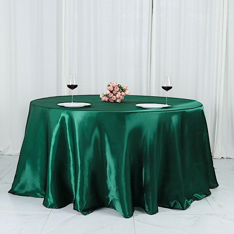 132 in Satin Round TABLECLOTH Wedding Party Event Reception Decorations Supplies - Picture 50 of 97