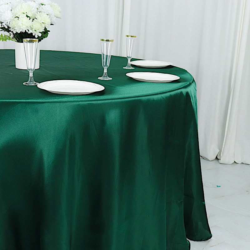 132 in Satin Round TABLECLOTH Wedding Party Event Reception Decorations Supplies - Picture 53 of 97