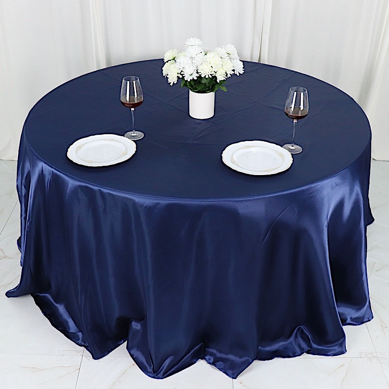 132 in Satin Round TABLECLOTH Wedding Party Event Reception Decorations Supplies - Picture 71 of 97