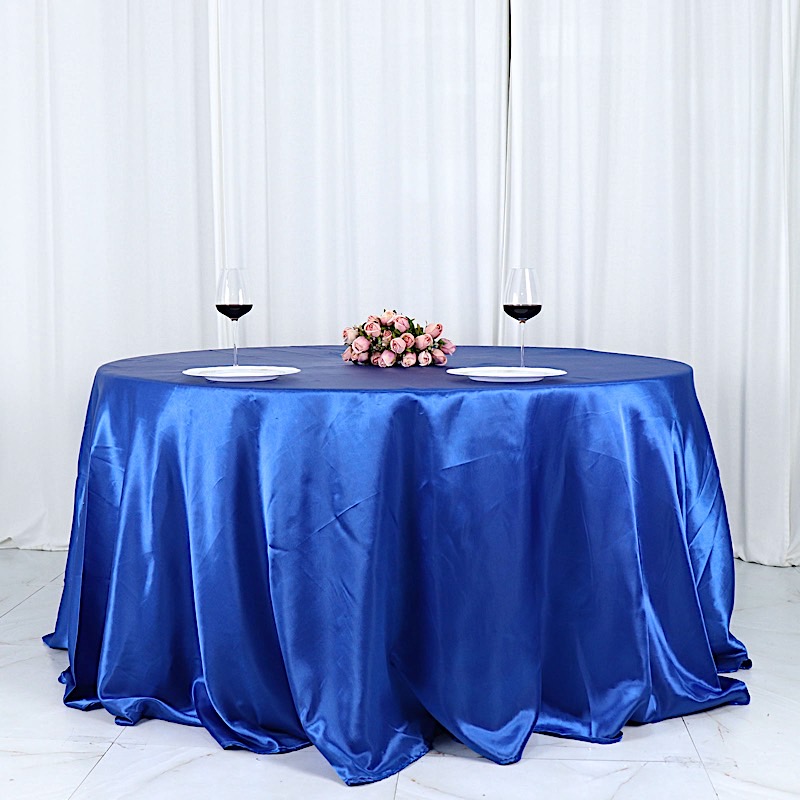 132 in Satin Round TABLECLOTH Wedding Party Event Reception Decorations Supplies - Picture 74 of 97