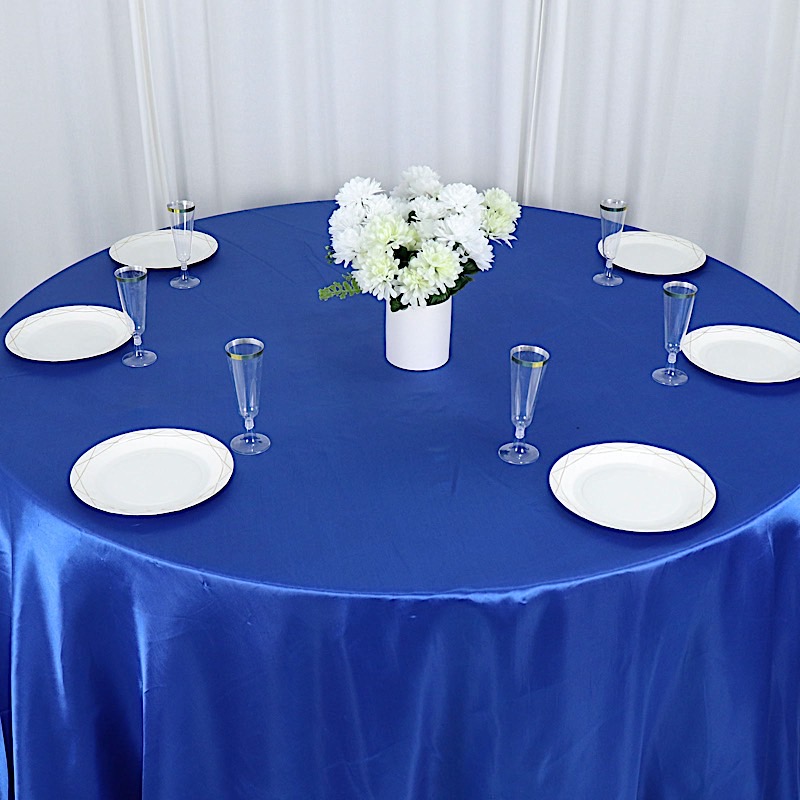 132 in Satin Round TABLECLOTH Wedding Party Event Reception Decorations Supplies - Picture 77 of 97