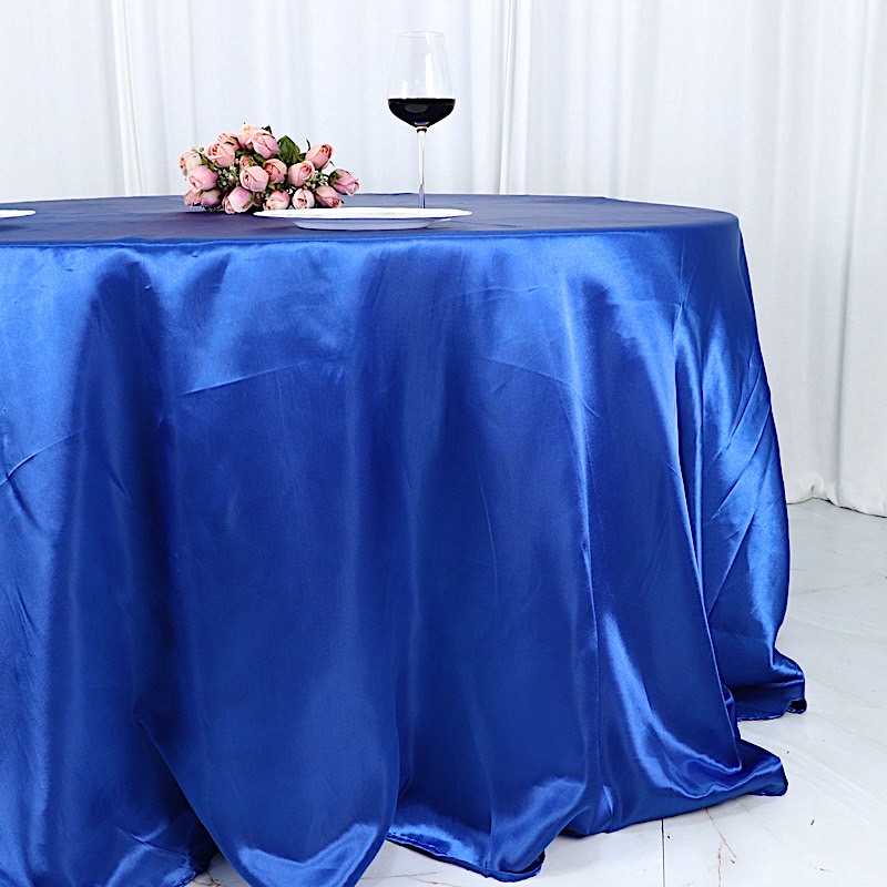 132 in Satin Round TABLECLOTH Wedding Party Event Reception Decorations Supplies - Picture 79 of 97