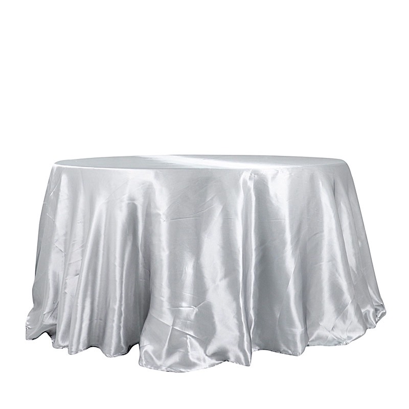 132 in Satin Round TABLECLOTH Wedding Party Event Reception Decorations Supplies - Picture 83 of 97