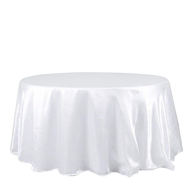 132 in Satin Round TABLECLOTH Wedding Party Event Reception Decorations Supplies - Picture 91 of 97