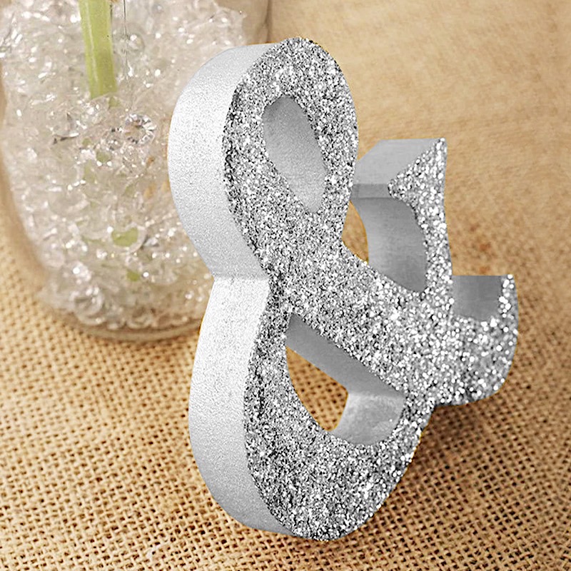 Glittered Wooden Mr & Mrs Freestanding Wedding Table Display Signs Party Events - Picture 11 of 19