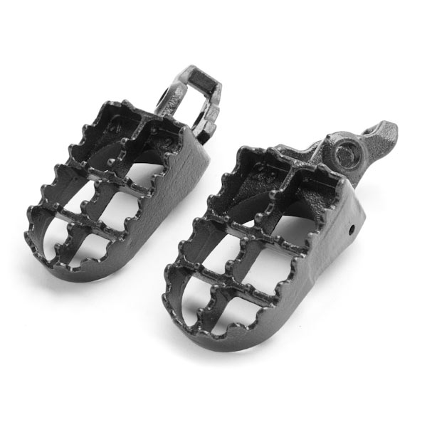 Honda Dirt Bike Race Foot Peg Footrest Black Steel CR125R 250R CRF250R 450R 250X