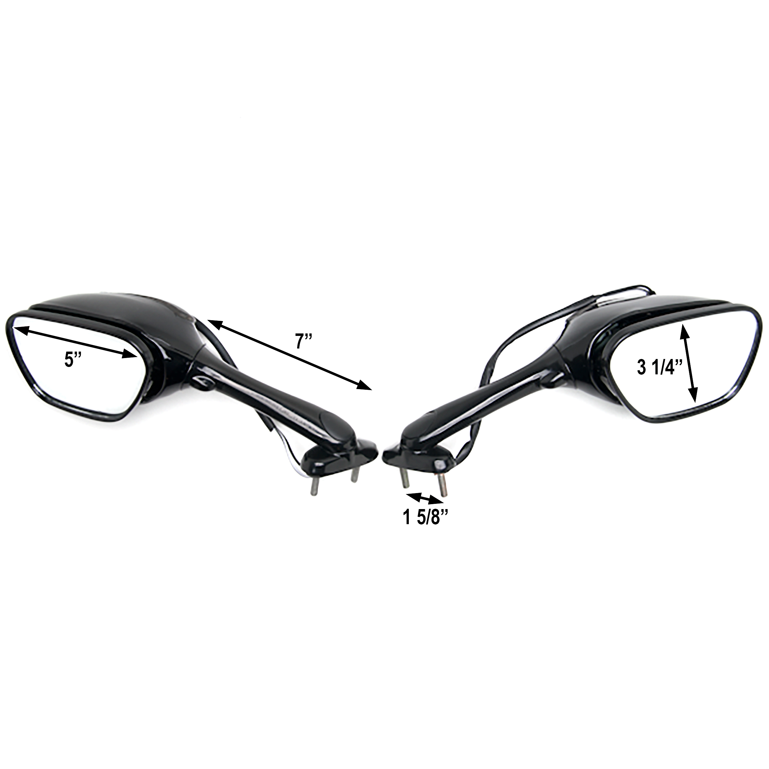Black Mirror For Suzuki GSXR 750 Black Mirror For Suzuki GSXR 750