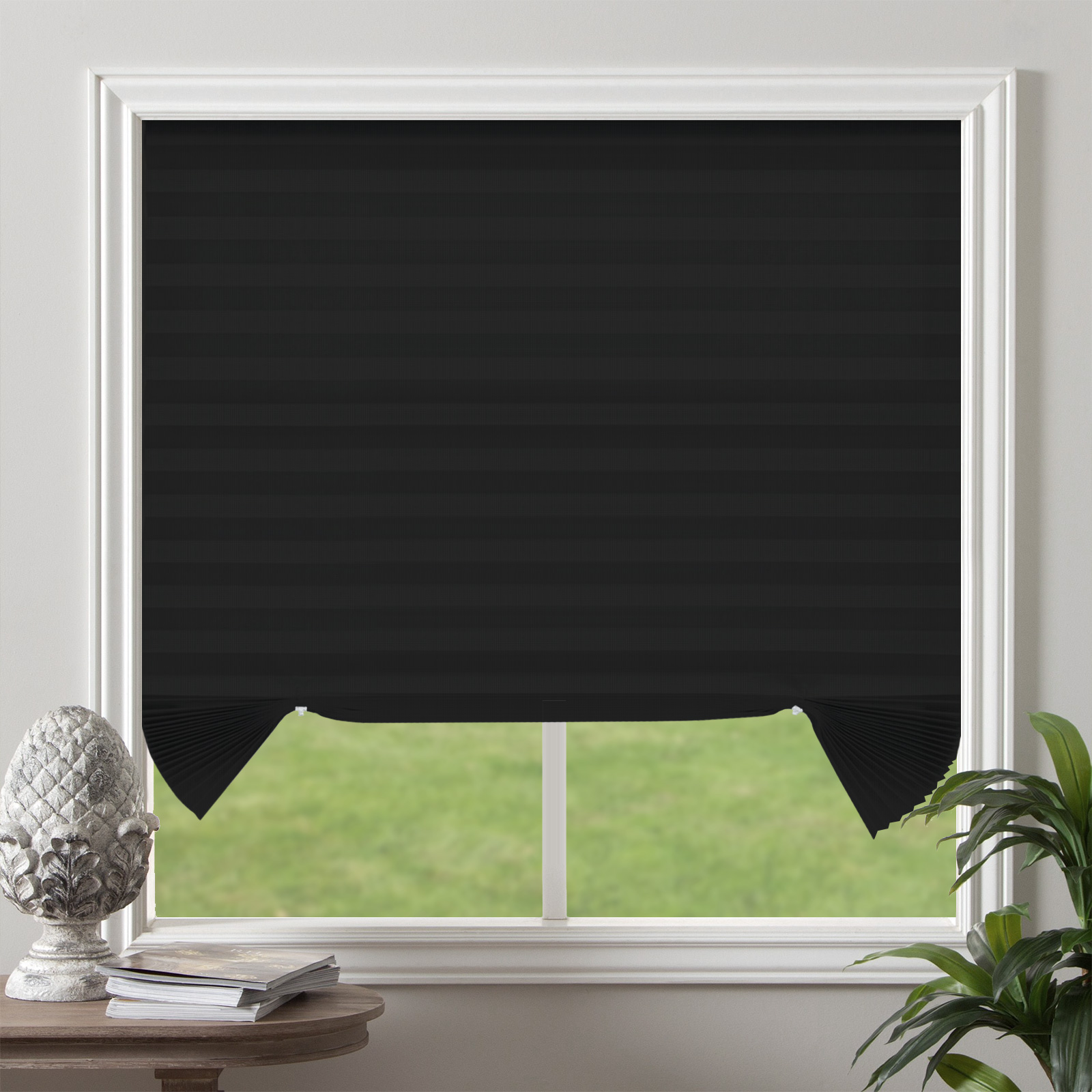 8 Clear Plastic Clips For Pleated Blinds & Shades - Temporary Window Blind Holders, 2.2 Inch