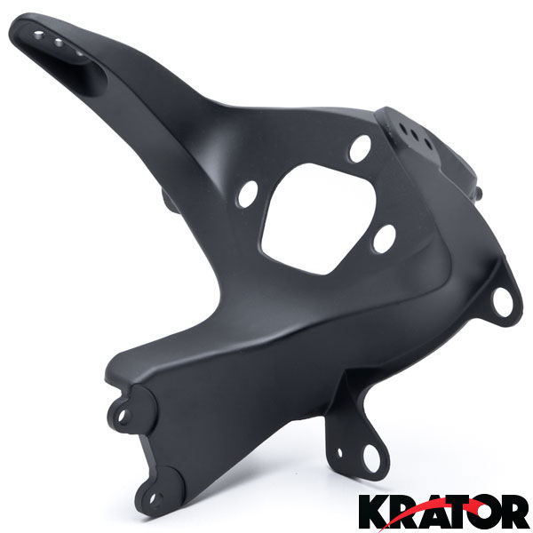 Krator Black Aluminum Front Upper Fairing Stay Bracket For Yamaha YZF-R6 2008-2016