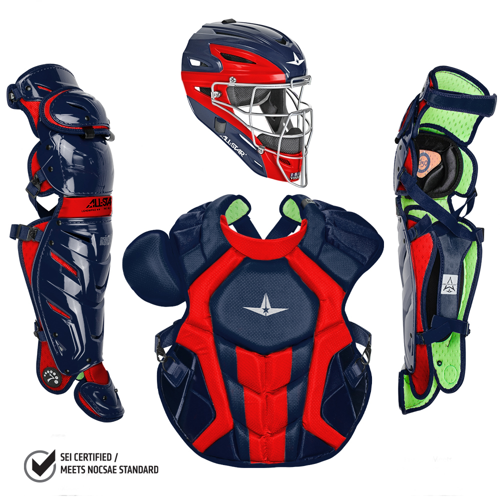 All Star System 7 Adult 16+ Catchers Gear Set NOCSAE CKCCPRO1