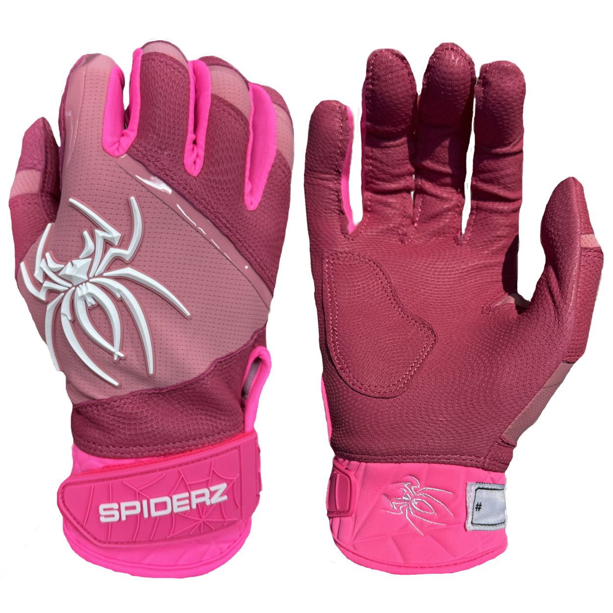 Gants De Baseball Spiderz 2025 PRO PREMIER - Adulte Taille S - Blanc/Blanc - Neuf