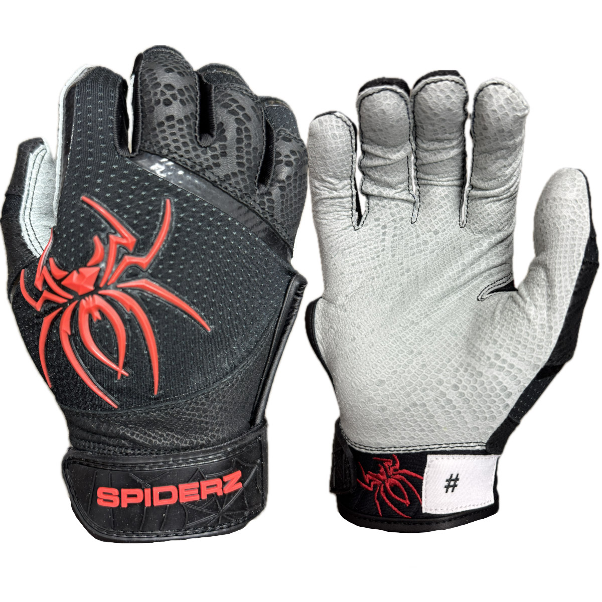 S.F⚾ Spiderz 2025 PRO Short Cuff Adult Baseball Batting Gloves