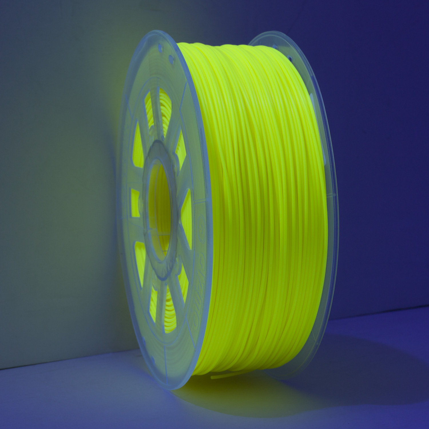 Gizmo Dorks PLA Filament 3mm 200g for 3D Printing 2.85mm Black Light Reactive Fluorescent Yellow