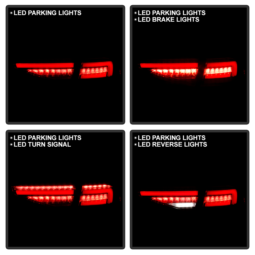 Luces traseras LED completas izquierda+derecha Audi A4 S4 2013-2016 actualización incandescente - Imagen 10 de 16